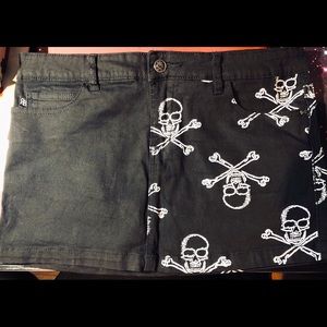 Royal Bones mini skirt